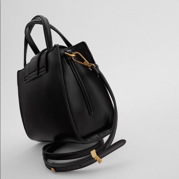 ZARA FLAP CITY BAG - Picture 10 of 12